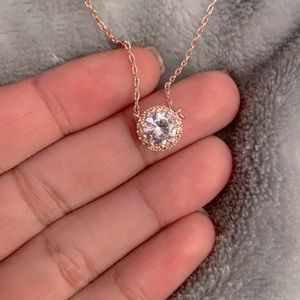 Rose gold necklace